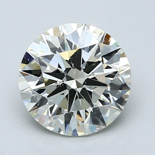 2.01 carat K-SI2 Excellent cut Natūralus Round Deimantas (1)