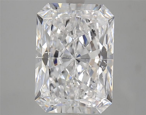 4.21 carat D-SI2 Natūralus Radiant Deimantas (1)