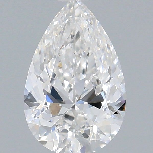 0.4 carat F-VS2 Natūralus Pear Deimantas (1)