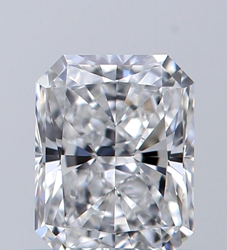 0.51 carat E-VVS2 Natūralus Radiant Deimantas (1)