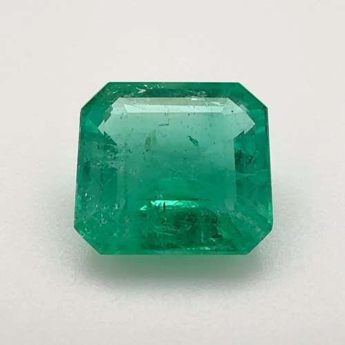 2.75 carat GREEN STEP cut Octagonal Smaragdas (1)