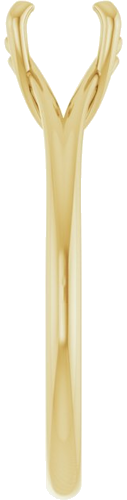 Sužadėtuvių Žiedas „Solitaire“ 14k yellow gold Round 6.5mm (4)