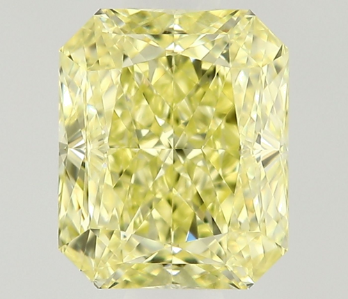 0.62 carat Fancy Yellow-VVS1 Natūralus Radiant Deimantas (1)