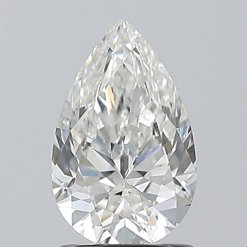 1.21 carat G-SI2 Natūralus Pear Deimantas (1)