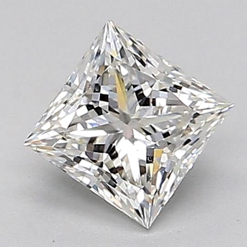 0.61 carat G-VS2 Natūralus Princess Deimantas (1)