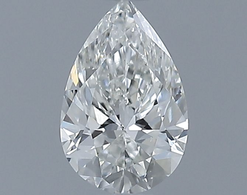 0.52 carat I-SI1 Natūralus Pear Deimantas (1)