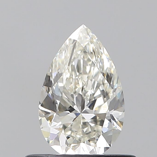 0.57 carat J-VVS2 Natūralus Pear Deimantas (1)