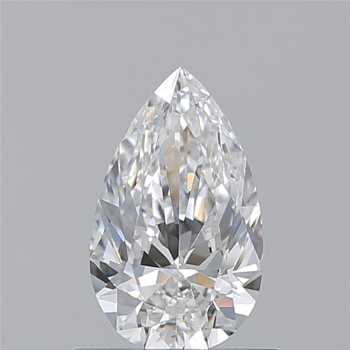 0.71 carat F-VS2 Natūralus Pear Deimantas (1)