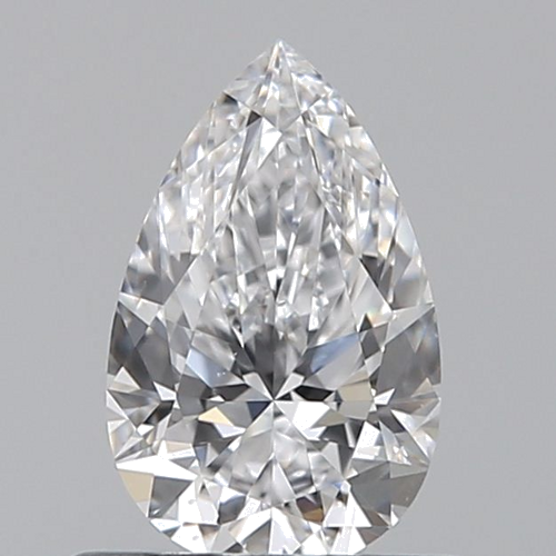 0.53 carat D-VS2 Natūralus Pear Deimantas (1)