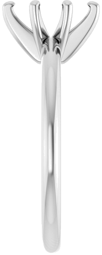 14K White  8x4 mm Marquise Solitaire Engagement Ring Mounting (4)