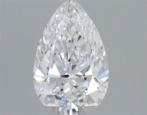 0.5 carat D-VS2 Natūralus Pear Deimantas (1)