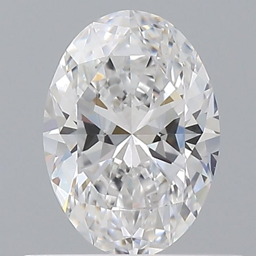 0.53 carat D-VVS2 Natūralus Oval Deimantas (1)