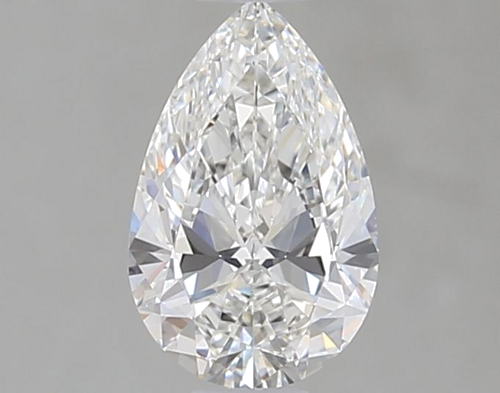 0.61 carat F-VVS2 Natūralus Pear Deimantas (1)