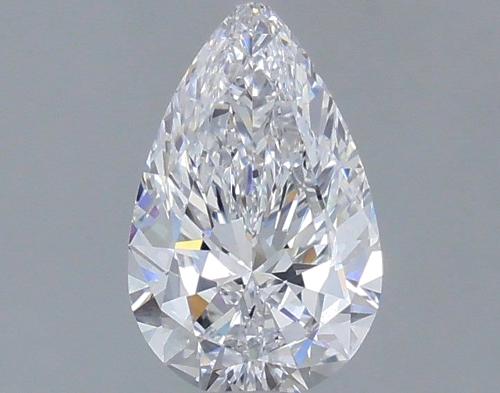 0.7 carat D-VS1 Natūralus Pear Deimantas (1)