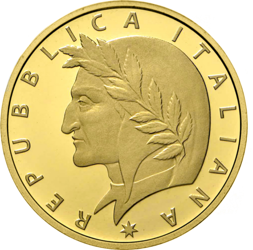2021 Dante Alighieri Italy 20 Euro Gold coin (2)