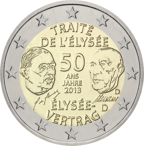 2013 Germany Elysee Treaty 2 euro coin (1)