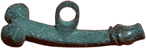 Ancient Roman bronze pendant, 38 mm (1)