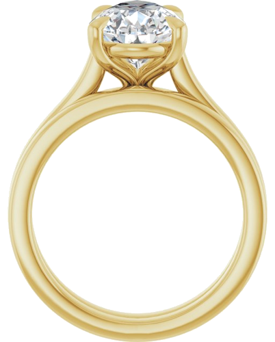 Sužadėtuvių Žiedas „Claw-Prong“ 14k yellow gold Pear 12mm x 8mm (7)