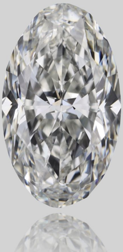0.7 carat H-SI1 Natūralus Oval Deimantas (1)