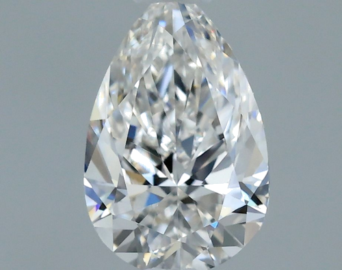 0.33 carat F-VVS1 Natūralus Pear Deimantas (1)