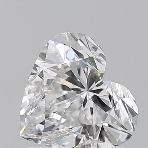 1.01 carat E-VS2 Natūralus Heart Deimantas (1)