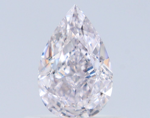 0.53 carat Faint Pink-VVS1 Natūralus Pear Deimantas (1)