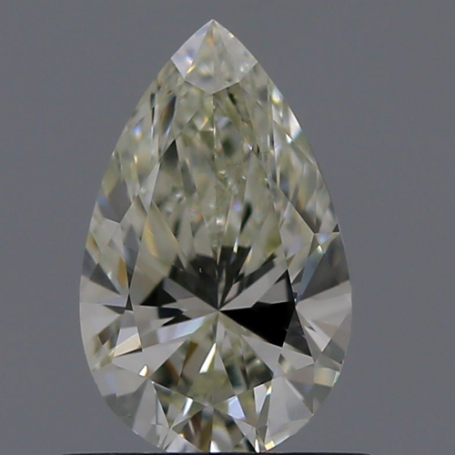 0.65 carat K-VS2 Natūralus Pear Deimantas (1)