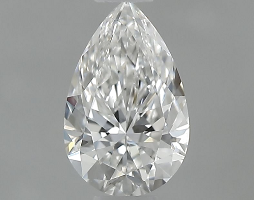 0.4 carat E-VS1 Natūralus Pear Deimantas (1)