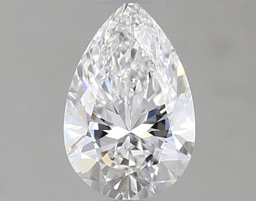 0.58 carat E-VS2 Natūralus Pear Deimantas (1)