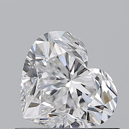 0.71 carat E-VVS2 Natūralus Heart Deimantas (1)