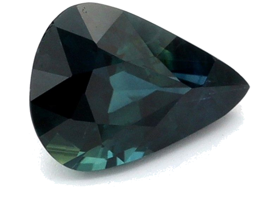 0.67 carat BLUE Pear Safyras (1)