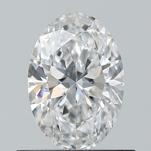 0.6 carat D-VVS2 Natūralus Oval Deimantas (1)