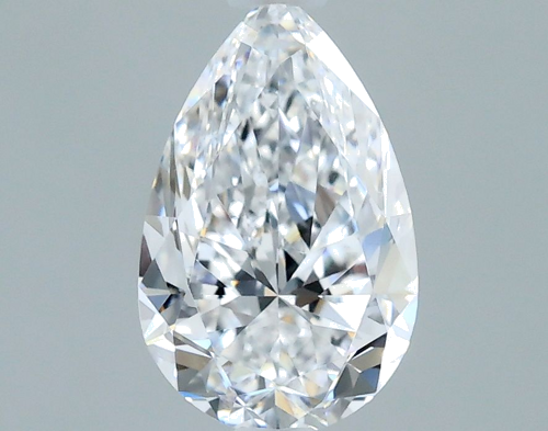 0.7 carat D-VS2 Natūralus Pear Deimantas (1)