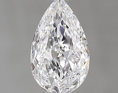 0.44 carat D-VVS1 Natūralus Pear Deimantas (1)