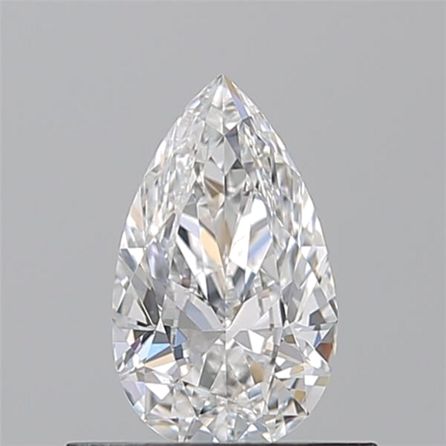 0.5 carat E-VVS2 Natūralus Pear Deimantas (1)