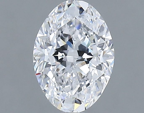 1.01 carat D-SI2 Natūralus Oval Deimantas (1)