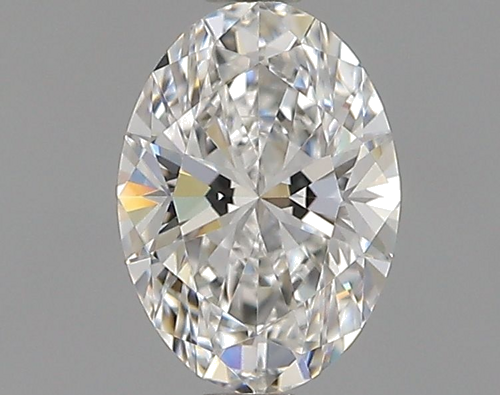 0.52 carat F-VVS2 Natūralus Oval Deimantas (1)