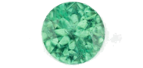 0.33 carat GREEN Round Smaragdas (1)