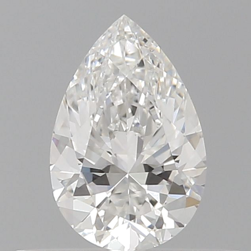 0.4 carat F-VVS1 Natūralus Pear Deimantas (1)