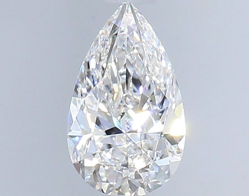 0.5 carat D-VS1 Natūralus Pear Deimantas (1)
