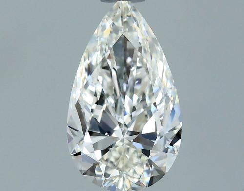 0.62 carat I-VVS1 Natūralus Pear Deimantas (1)