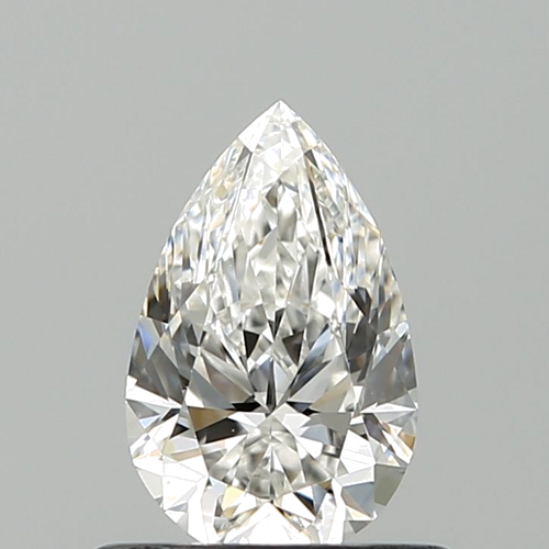 0.64 carat F-VS1 Natūralus Pear Deimantas (1)