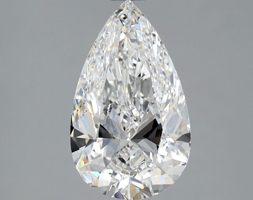 2.0 carat D-SI1 Natūralus Pear Deimantas (1)