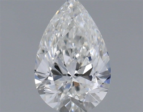 0.35 carat F-VS2 Natūralus Pear Deimantas (1)