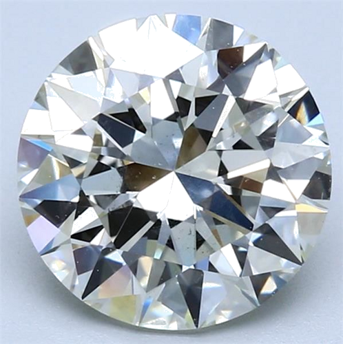 2.7 carat K-SI2 Excellent cut Natūralus Round Deimantas (1)