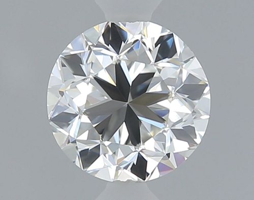 0.5 carat H-VVS2 GD cut Natūralus Round Deimantas (1)
