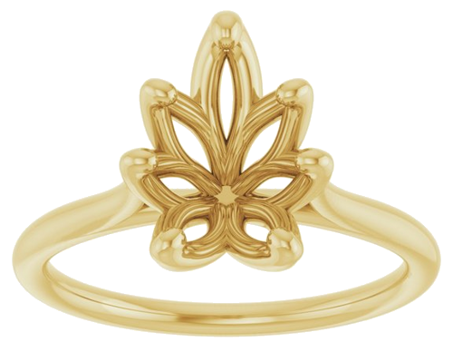 Sužadėtuvių Žiedas „Cathedral-Style Solitaire“ 14k yellow gold Pear 10mm x 7mm (3)