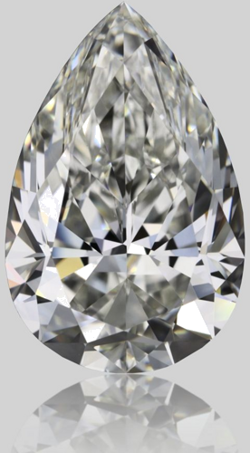 1.51 carat I-VVS1 Natūralus Pear Deimantas (1)