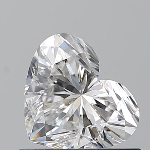 0.7 carat F-VS1 Natūralus Heart Deimantas (1)