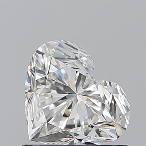 1.02 carat I-VVS2 Natūralus Heart Deimantas (1)